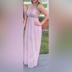 Sparkly blush dress